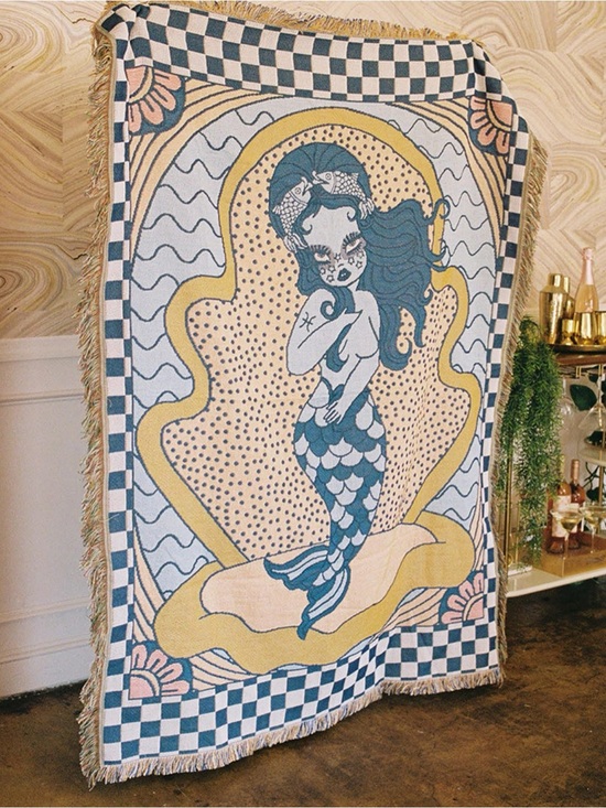 Valfre Other - Valfre Pisces Mermaid Wall Tapestry